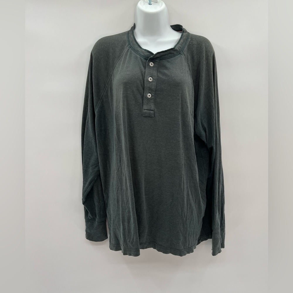 Normal Brand Forest Green Long Sleeve Shirt Size L